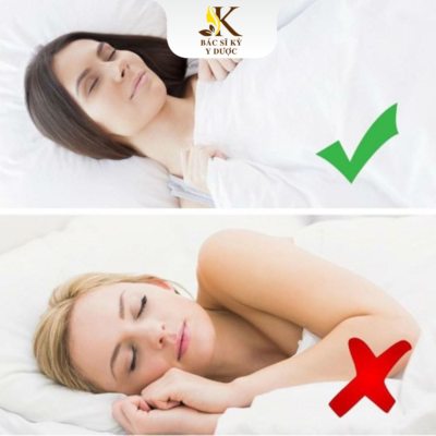 Nằm nghiêng sau nâng mũi