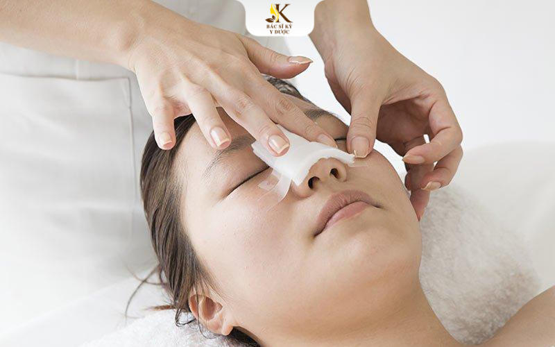 Tháo nẹp nâng mũi