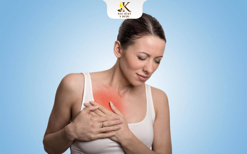 Khó thở sau nâng ngực có sao không